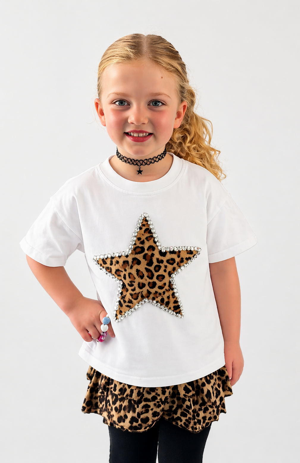 LEOPARD STAR T-SHIRT