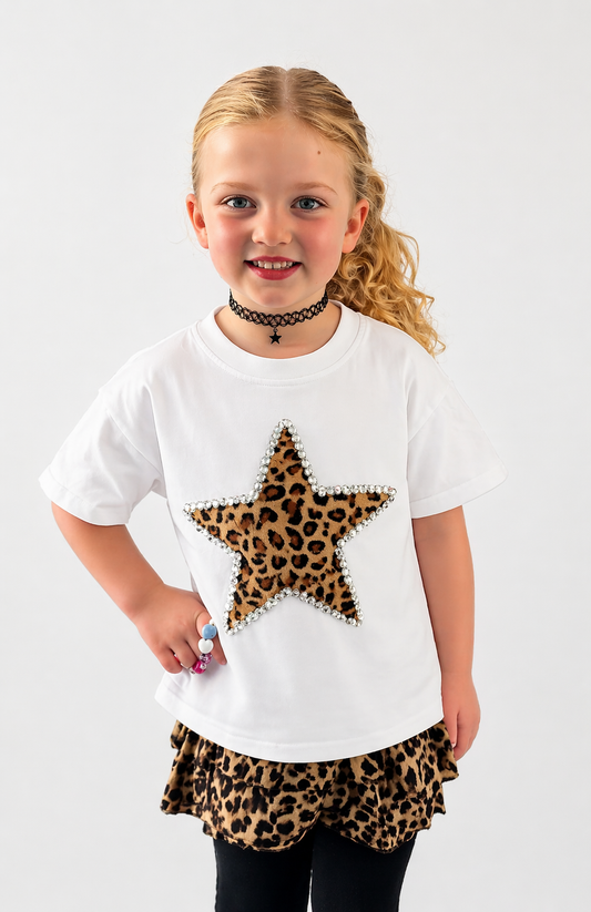 LEOPARD STAR T-SHIRT