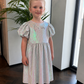 SILVERY PINK FLIPPING SEQUIN DRESS- PRE ORDER