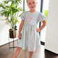 SILVERY PINK FLIPPING SEQUIN DRESS