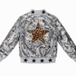 SILVER LEOPARD STAR COAT