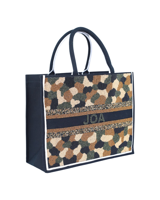 FULLY BEADED TOTE