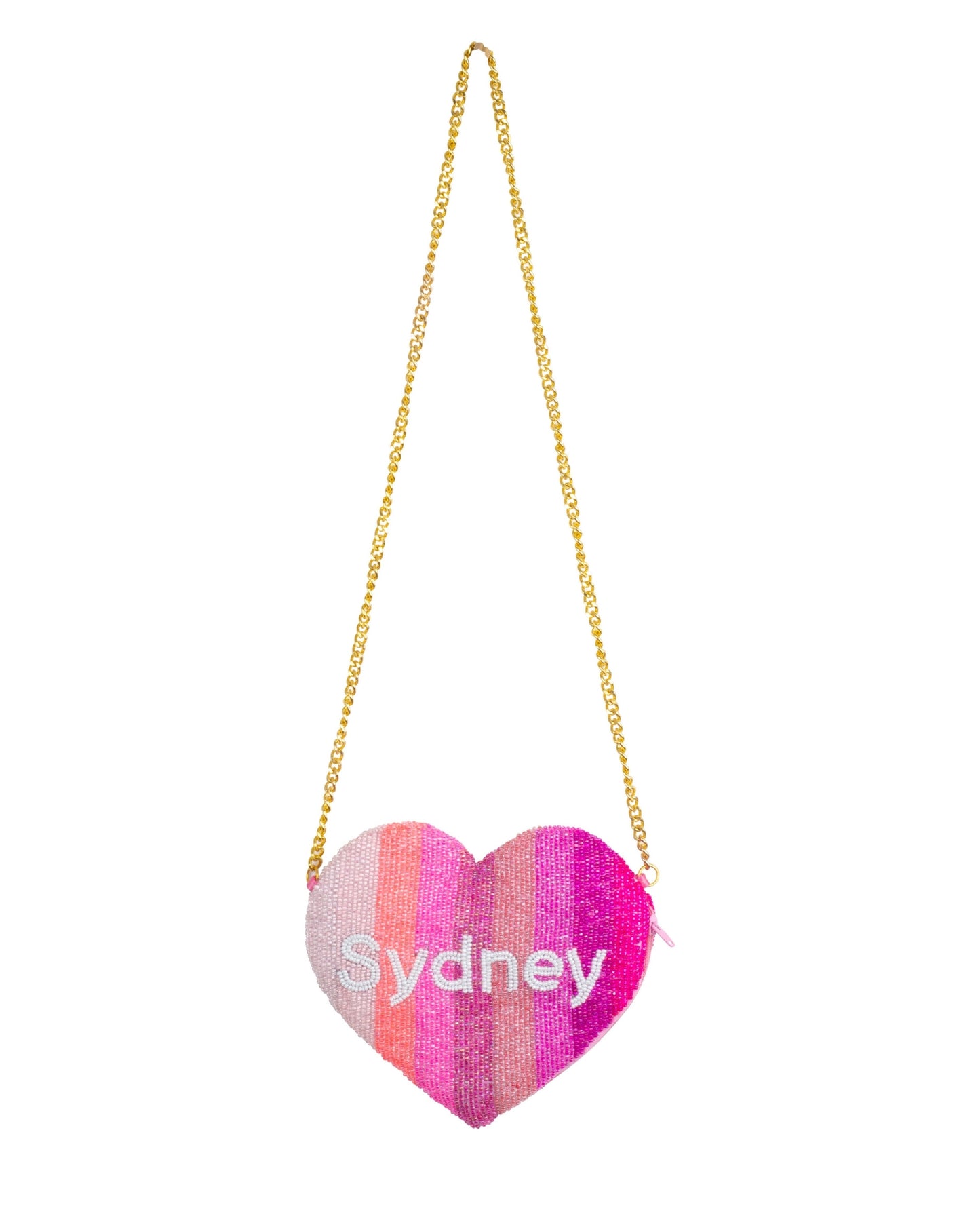 Pink Rainbow Heart Coin Purse