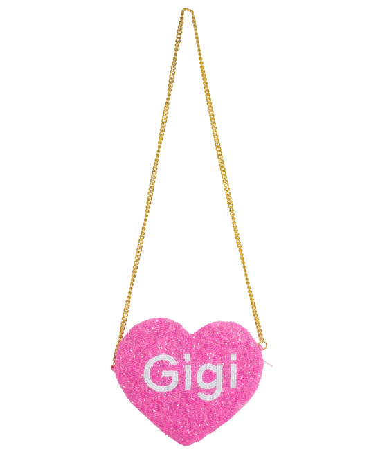 Neon Pink Heart Bag