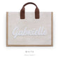 Structured Tote Bag with Name