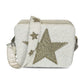 BOX BAG WHITE AND SILVER STAR